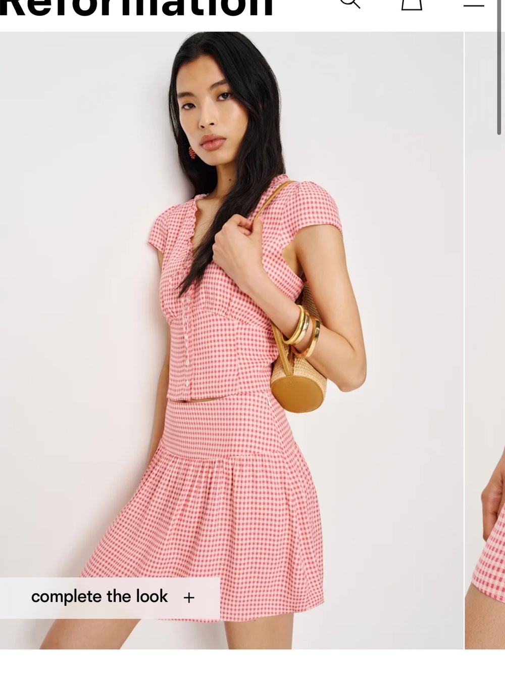 Reformation Dorothea Two Piece Set
